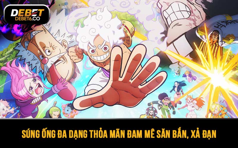 Súng ống đa dạng thỏa mãn đam mê săn bắn, xả đạn nhắm vào mục tiêu